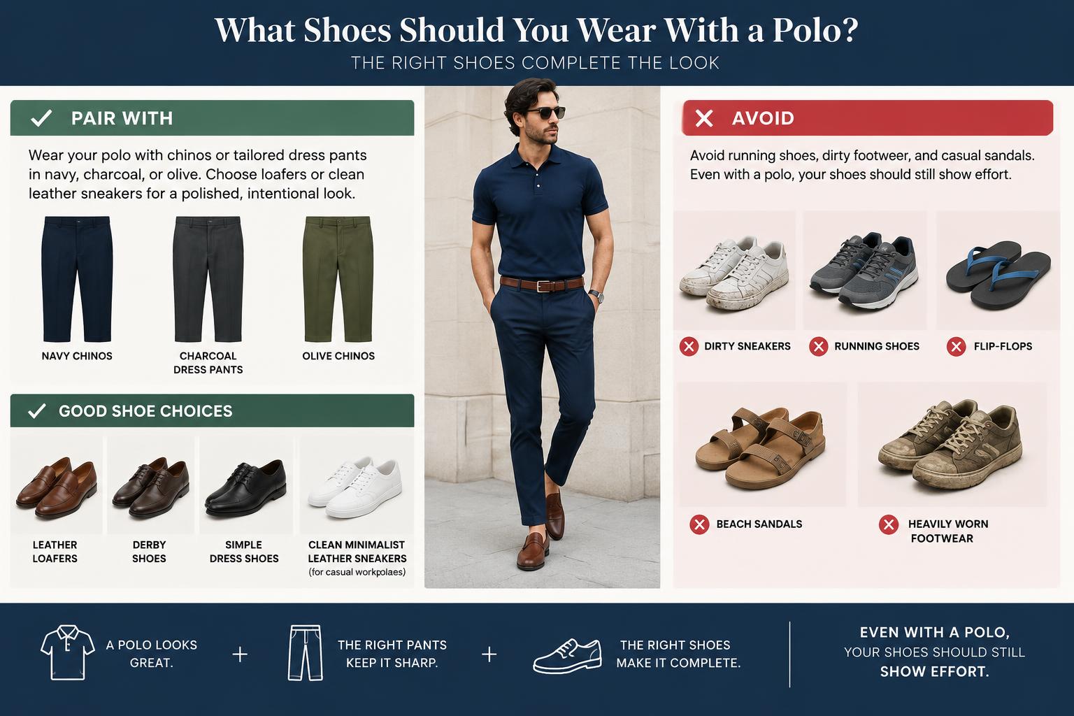 What Shoes Should You Wear With a Polo