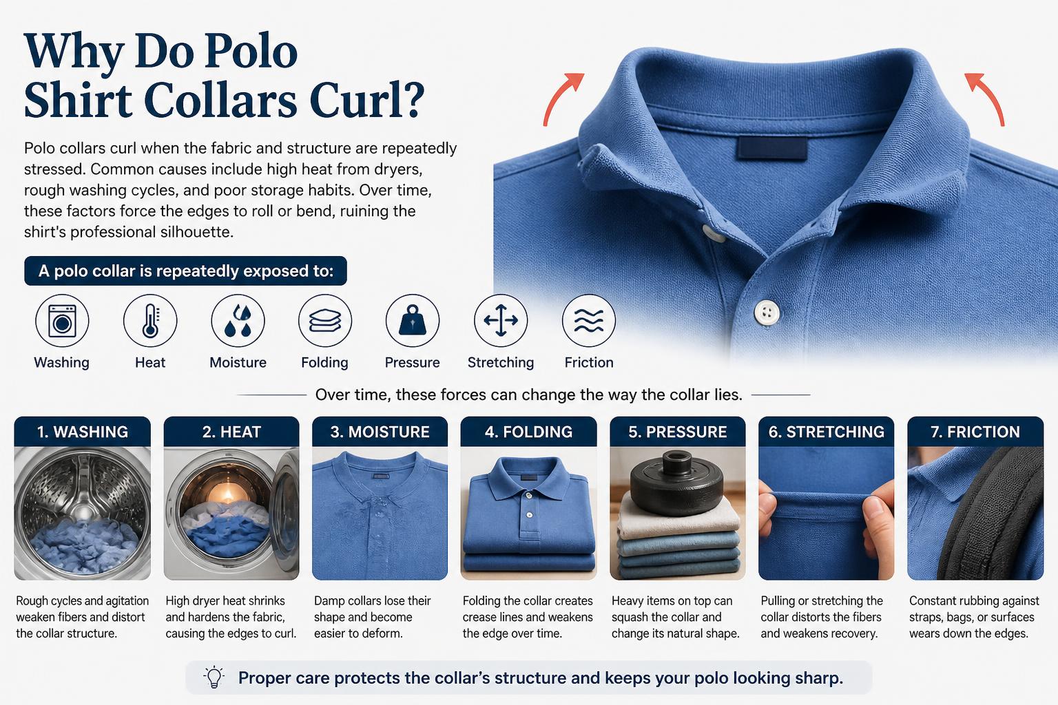 Why Do Polo Shirt Collars Curl