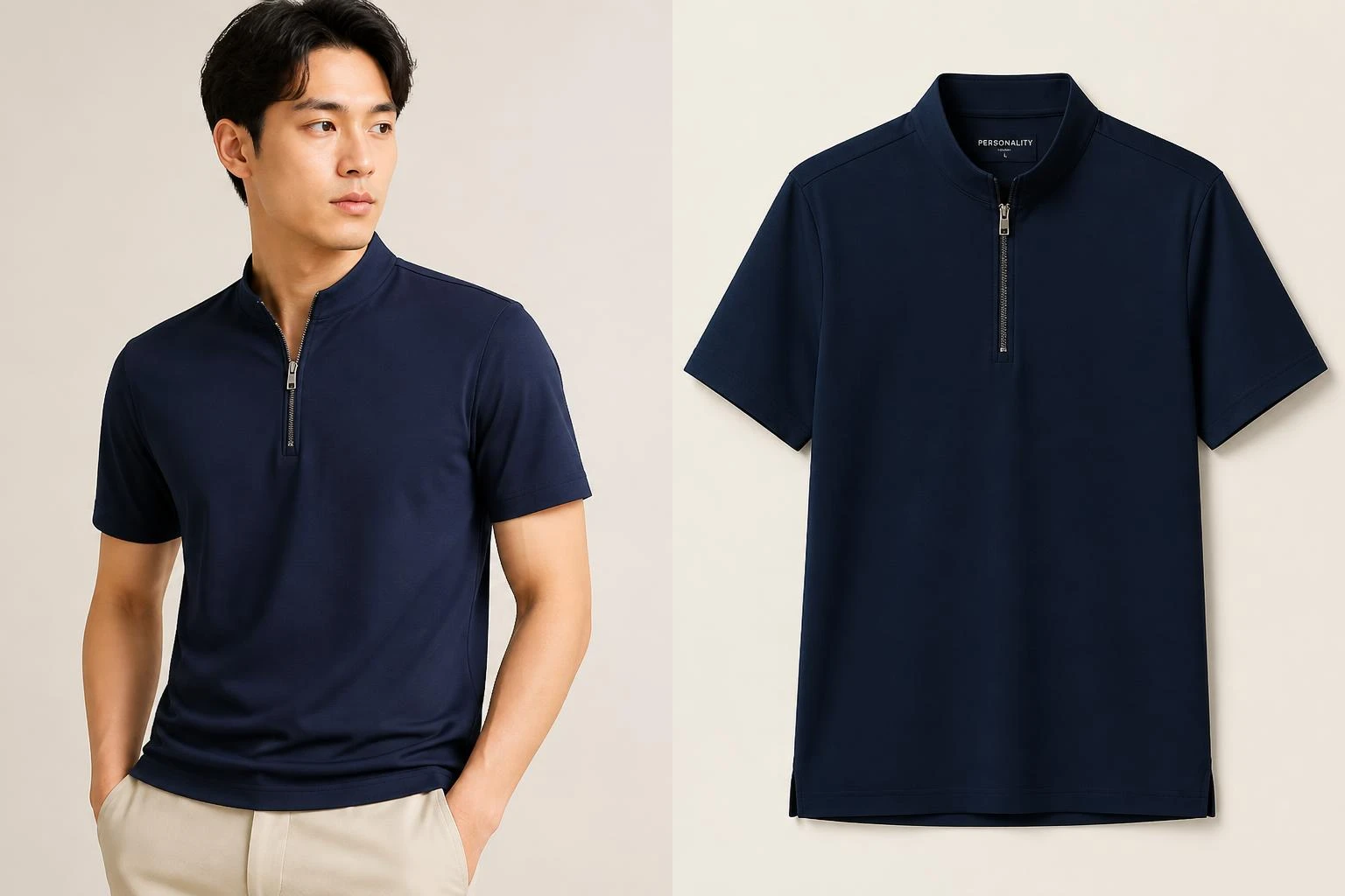 Zip Mandarin Polo