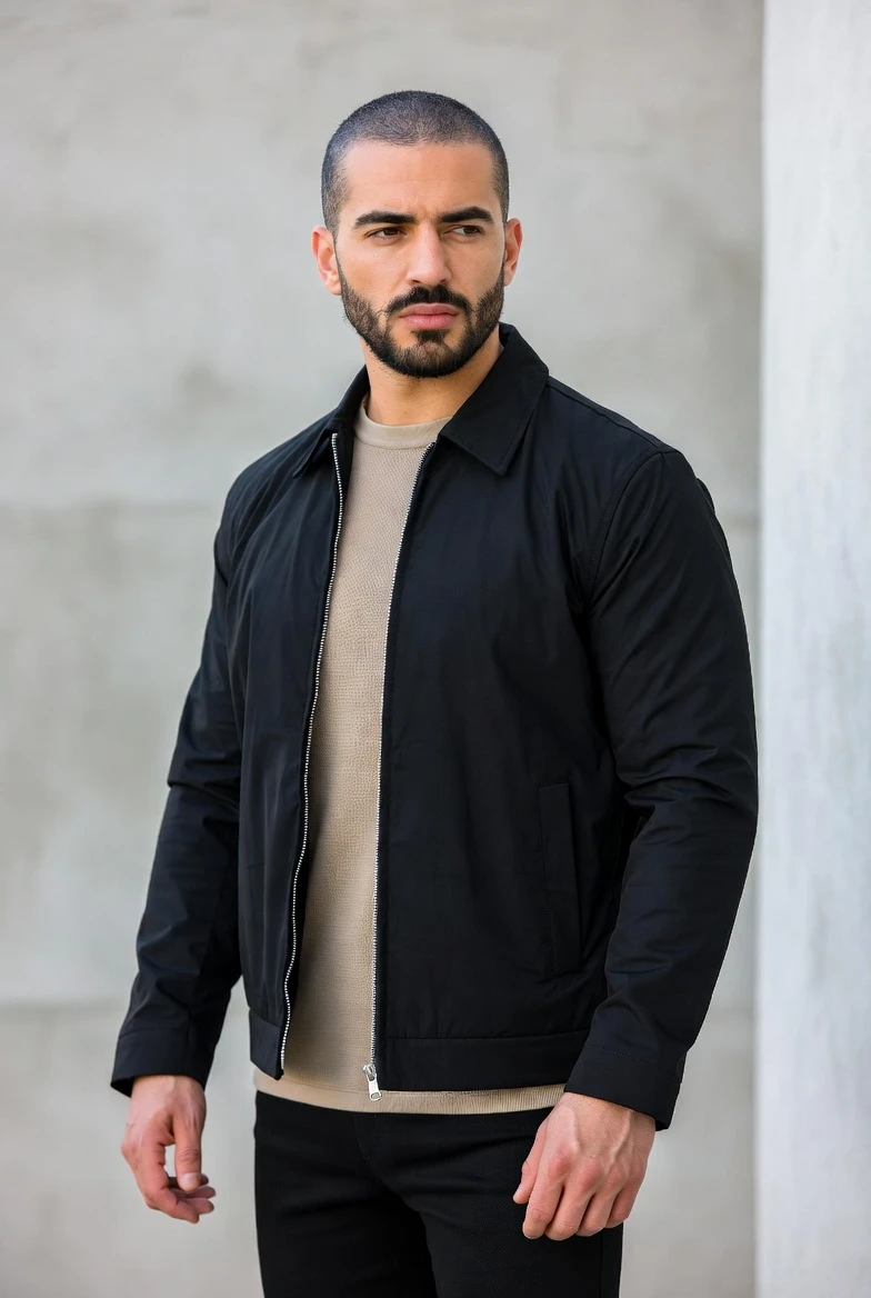 Color Combinations for Mens Daily Wear Black Beige 2