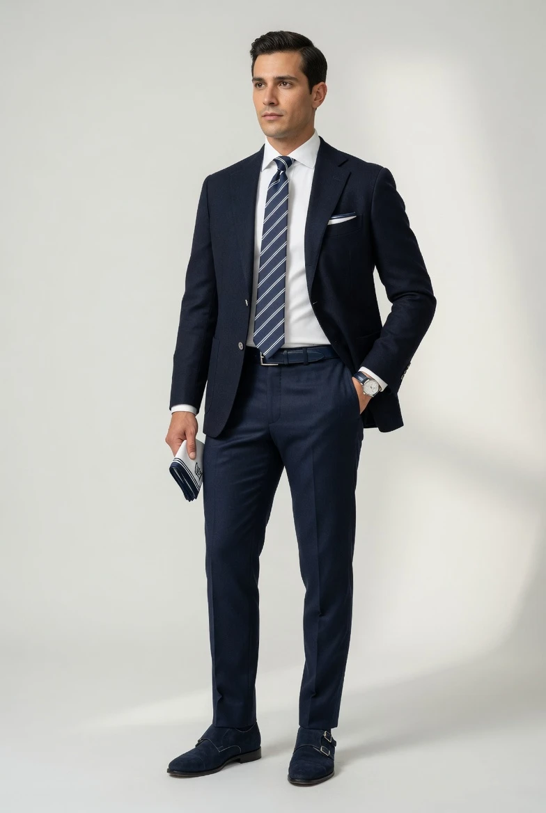 Color Combos That Instantly Look Elegant White Navy wear by men 1