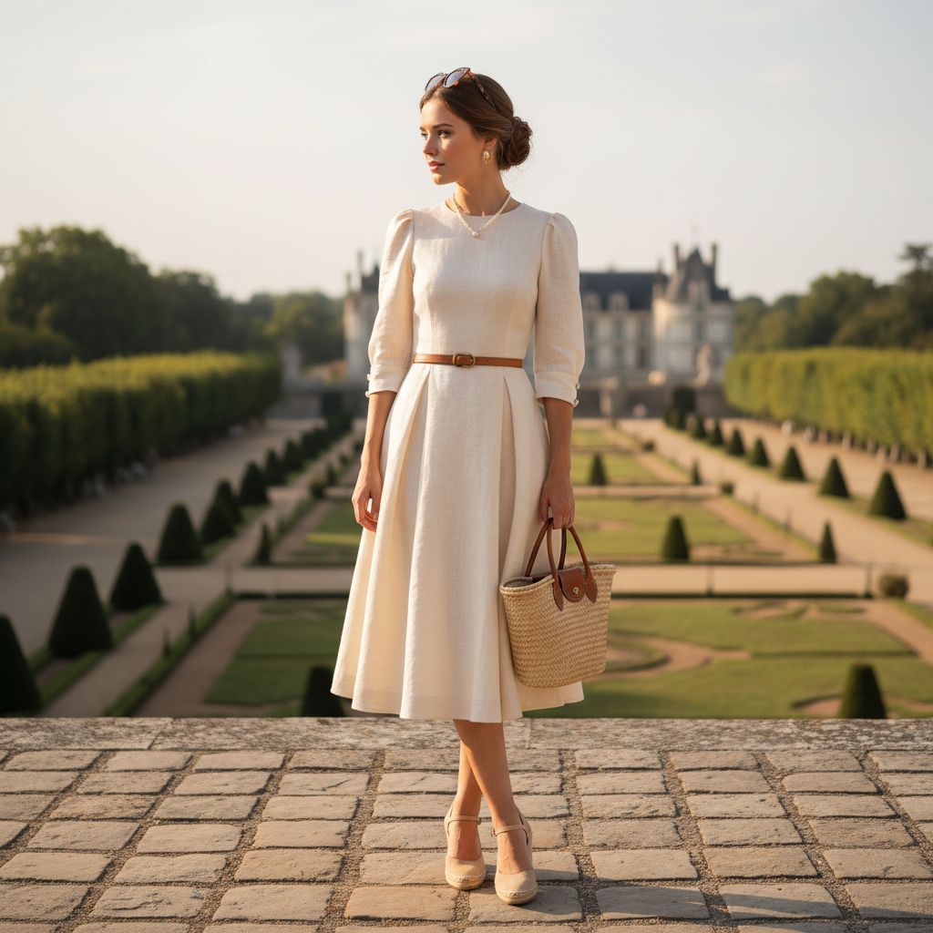 Dresses Every Old Money Elegant Lady Must Have day dress wear by beautiful young Women 2