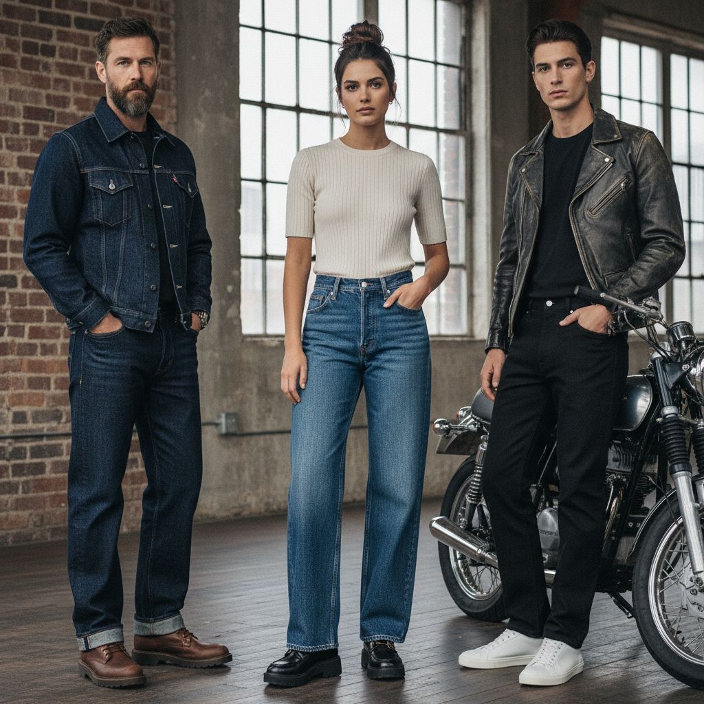 Jeans Fashion Heavyweight Denim 1