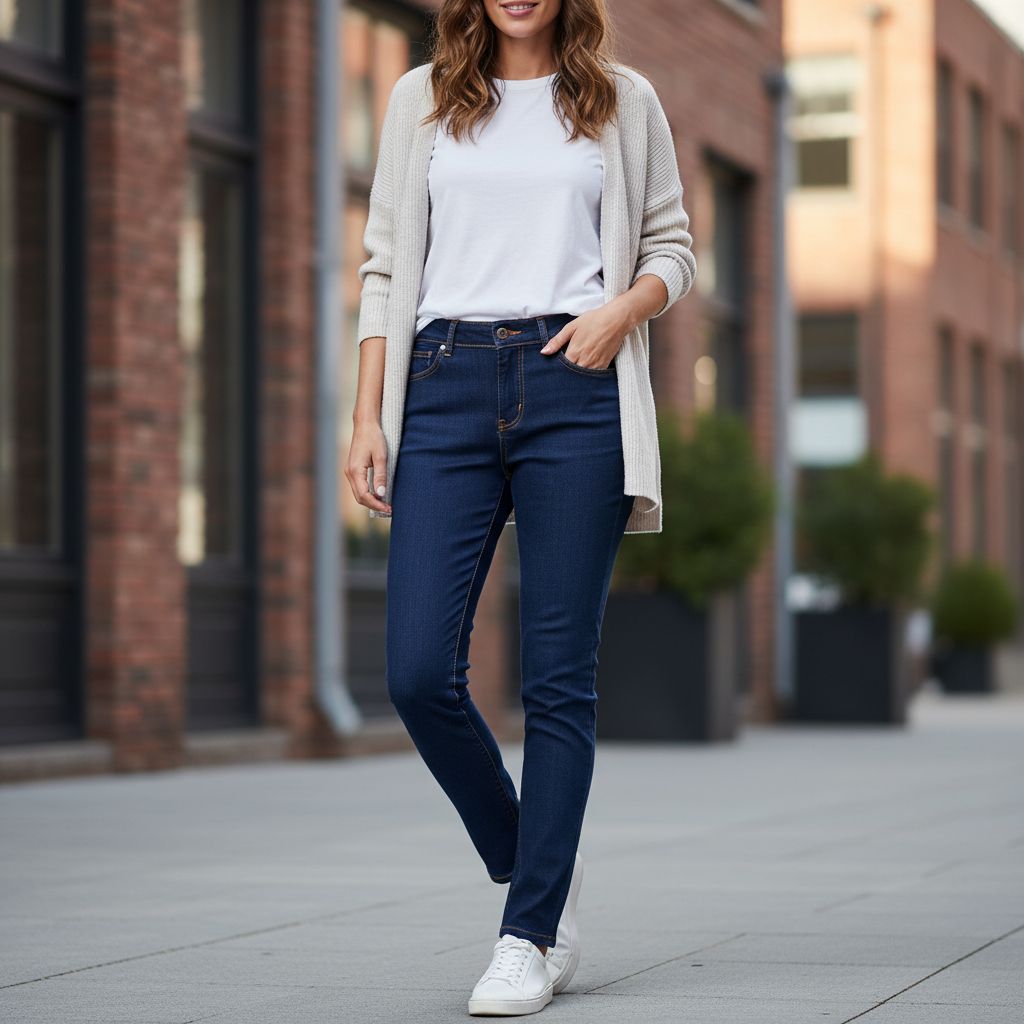 Jeans Fashion Polyester Blended Denim