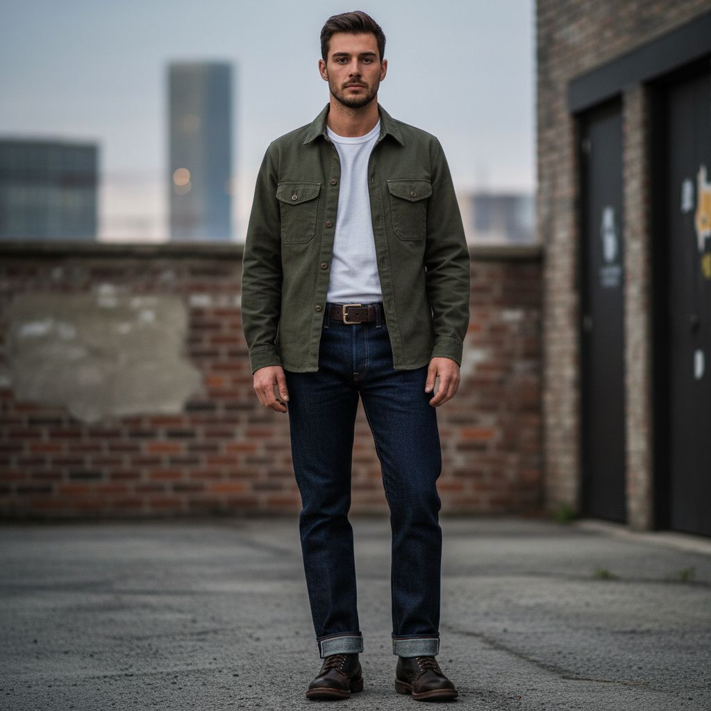 Jeans Fashion Raw Denim 2