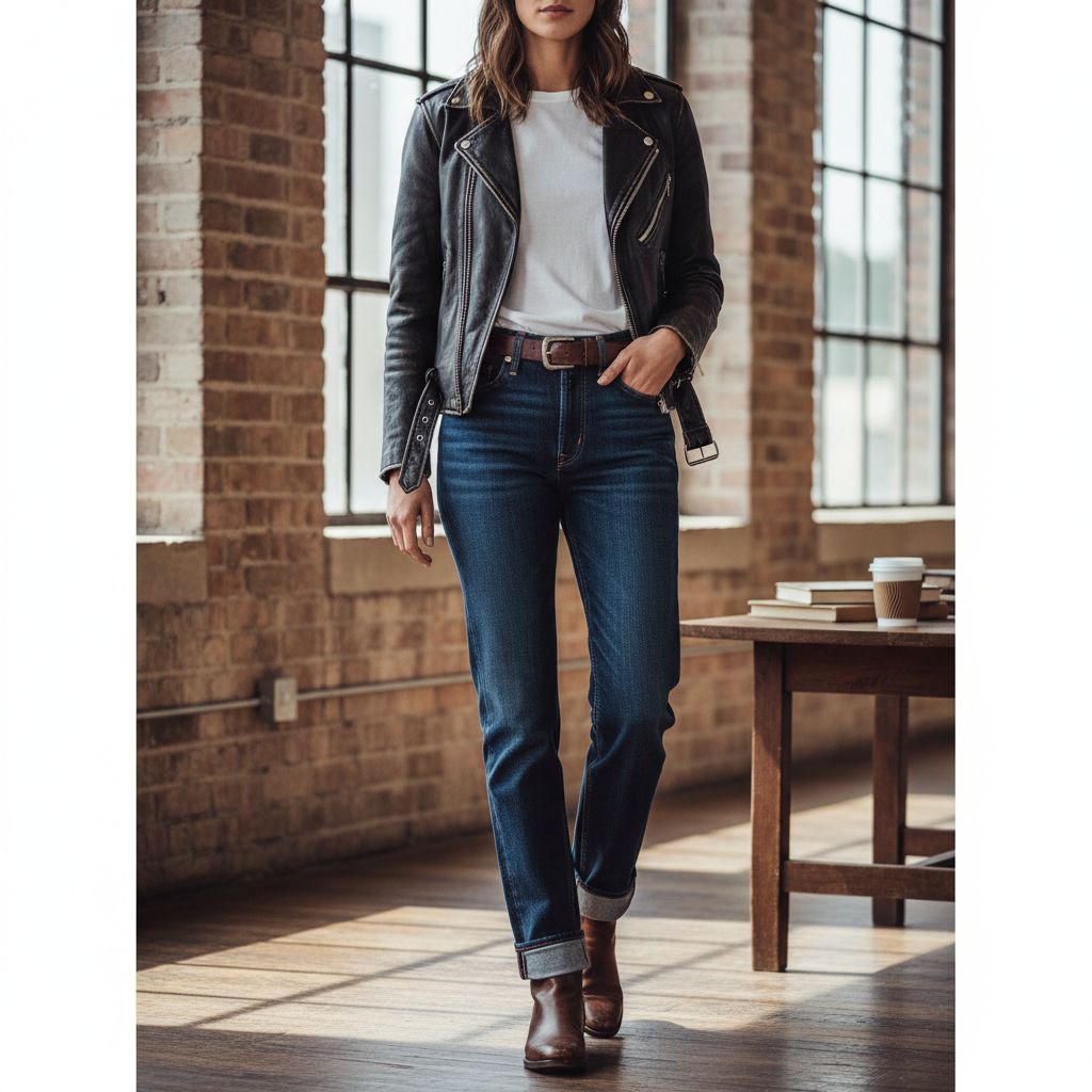 Jeans Fashion Rigid Denim