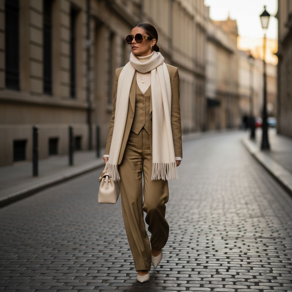 Luxury Fashion Womens Color Combos That Look Instantly Elegant Khaki and Cream