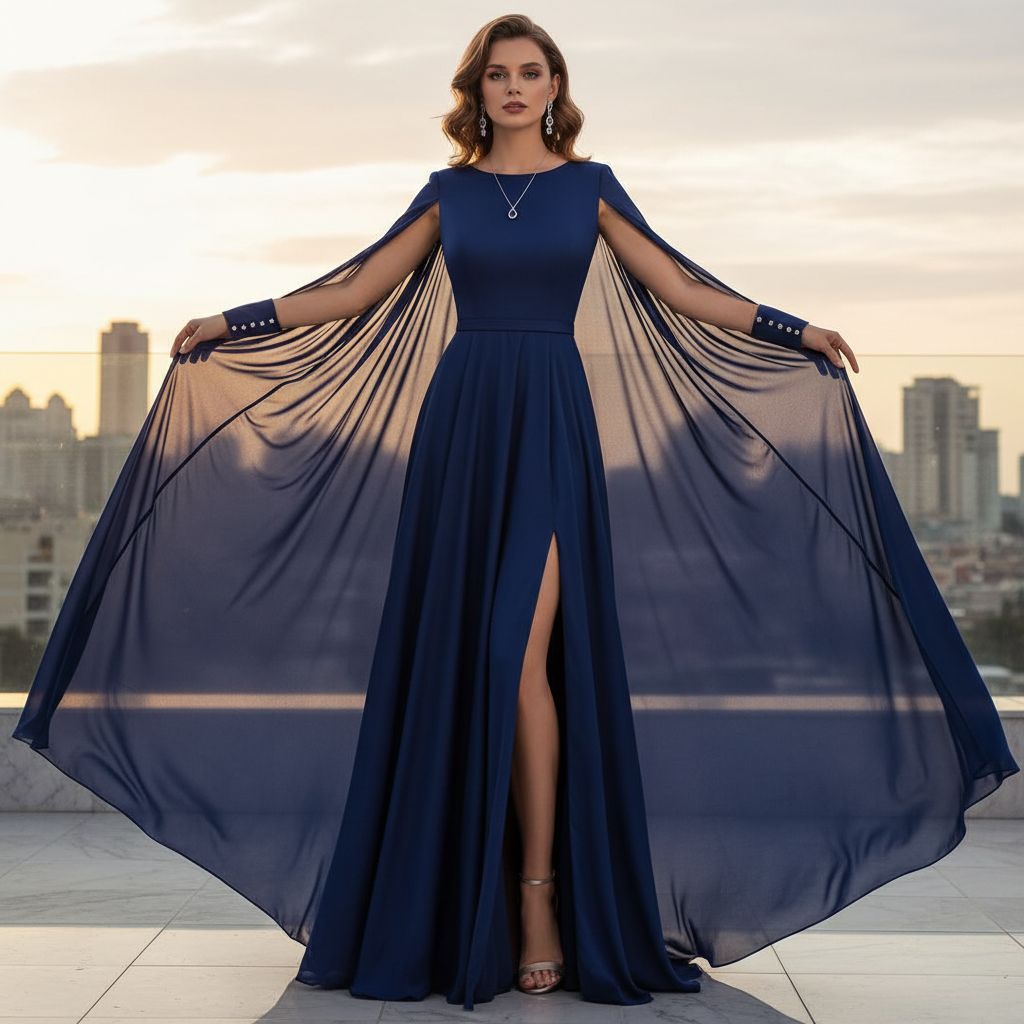 Sleeves in Womens Fashion Slit Sleeve