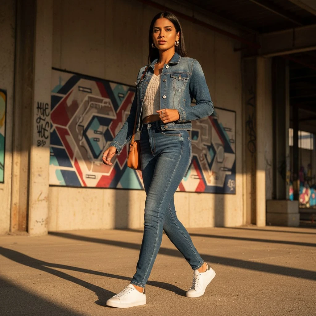 It is a popular choice for fitted clothing because it offers better comfort and flexibility than rigid denim. However, the elastic fibers may weaken after long periods of wear or repeated washing.