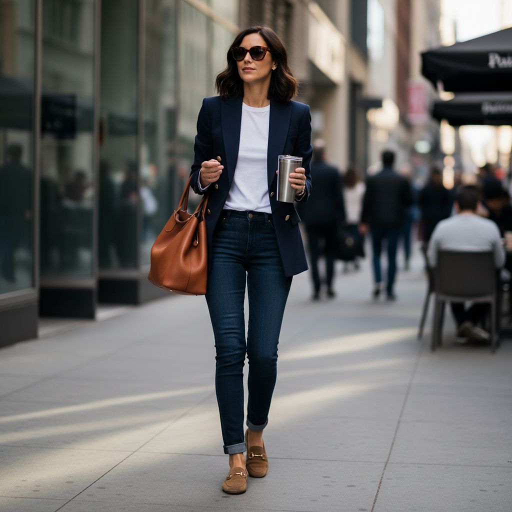 Stylish Casual Outfits for the Modern Business Woman Chic Blazer with Jeans