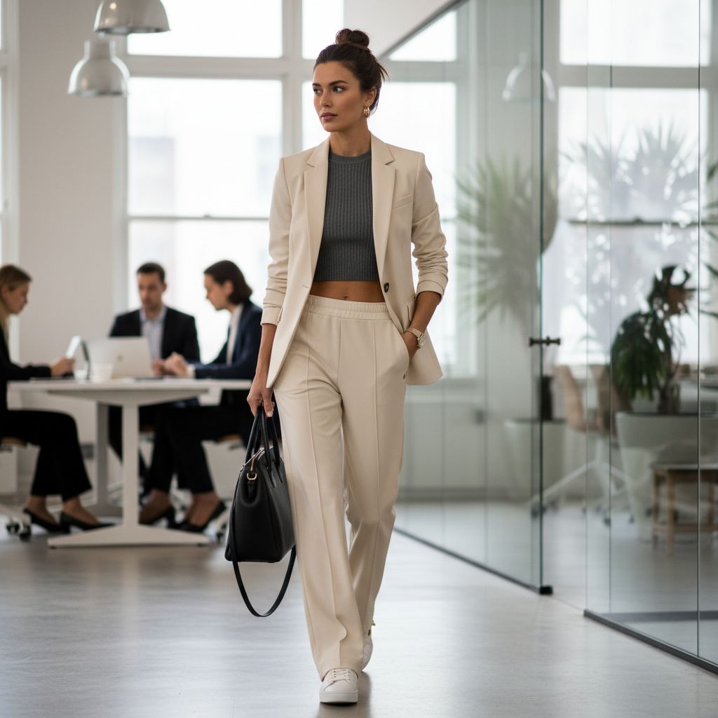 Stylish Casual Outfits for the Modern Business Woman Polished Athleisure Inspired Look