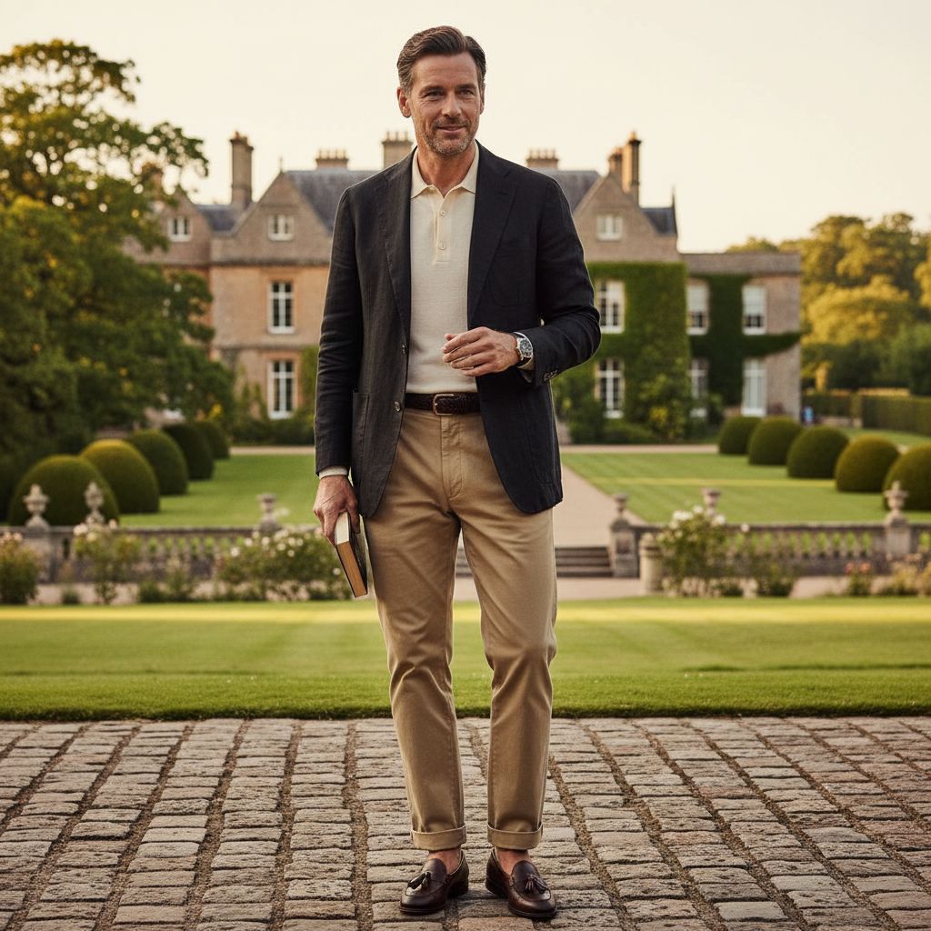 Top Old Money Color Combinations for Men Black Khaki 1