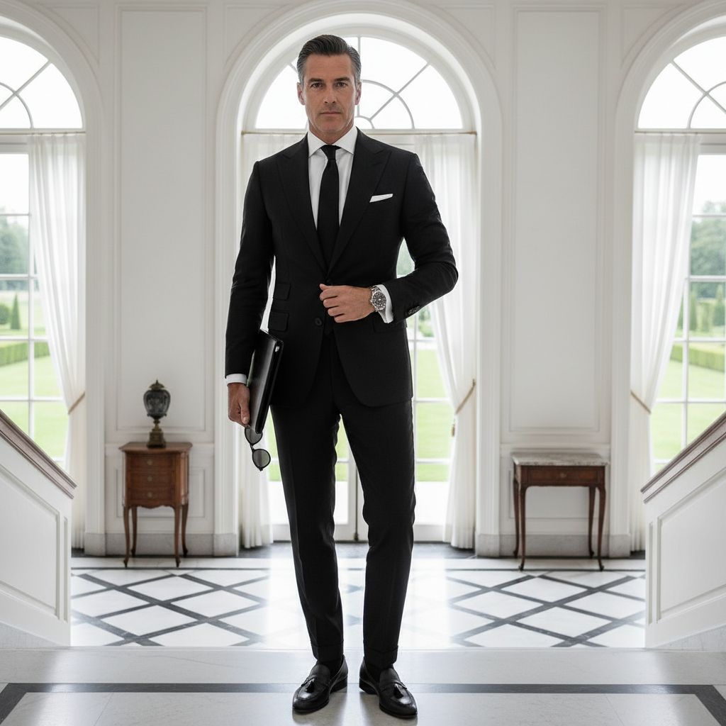 Top Old Money Color Combinations for Men Black White 2 1