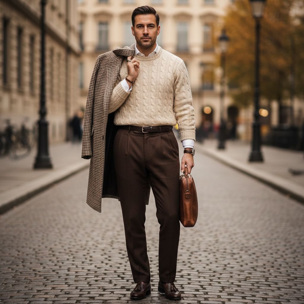 Top Old Money Color Combinations for Men Brown Beige 5