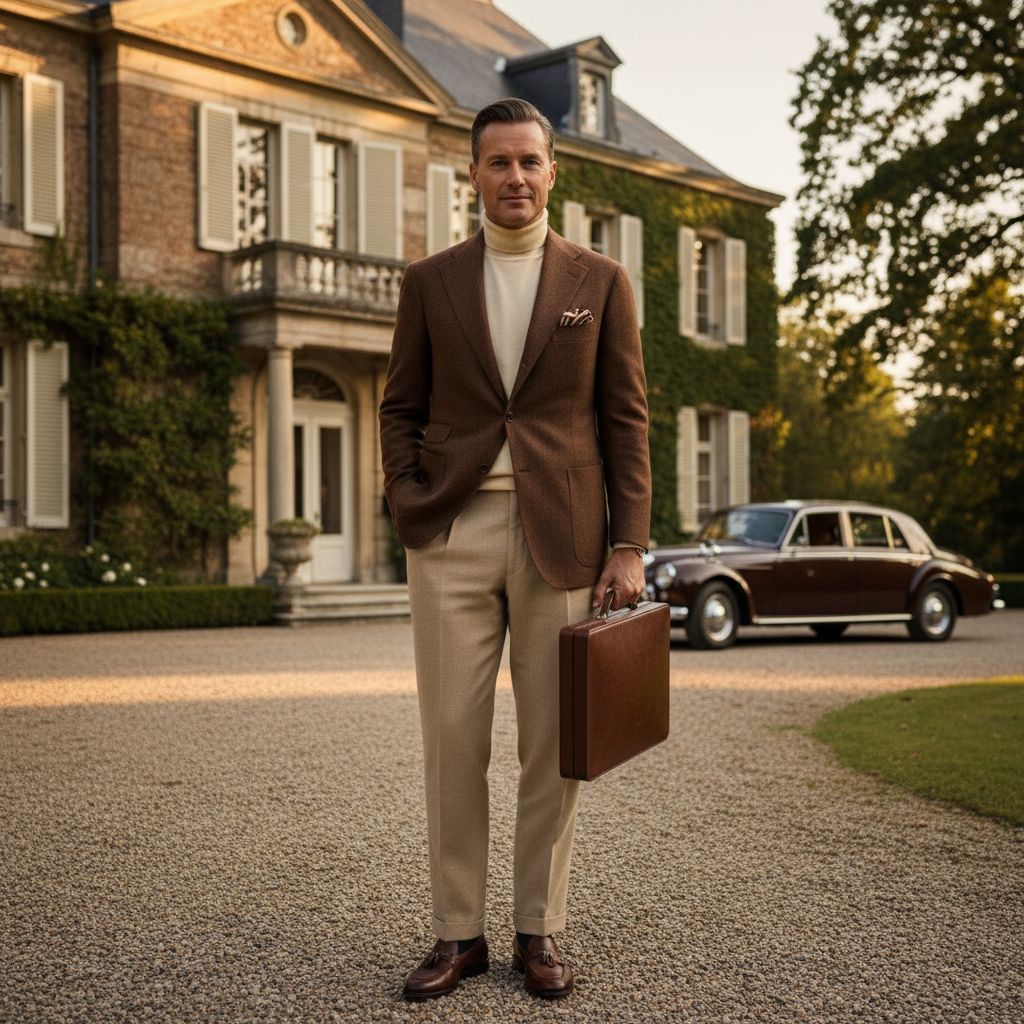 Top Old Money Color Combinations for Men Brown Beige 6