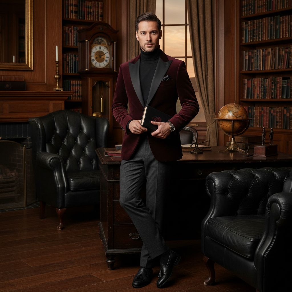 Top Old Money Color Combinations for Men Maroon Black 2