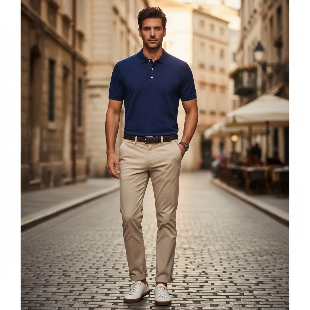 The placket is the short opening below the collar.