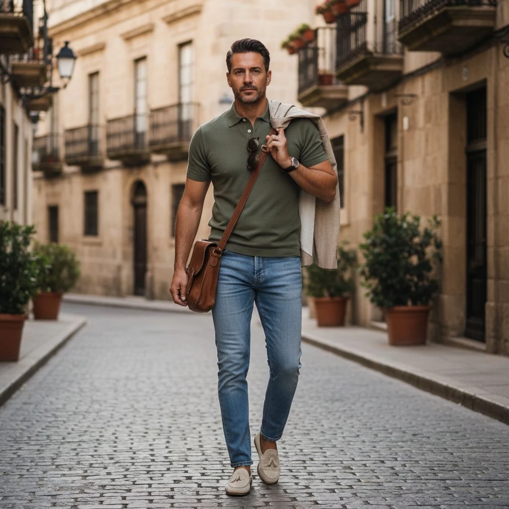 The collar gives the polo shirt its recognizable and slightly formal appearance.