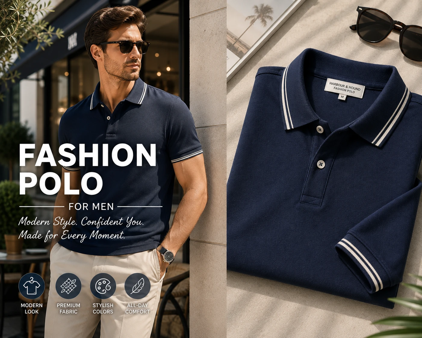 Fashion Polo Shirt banners