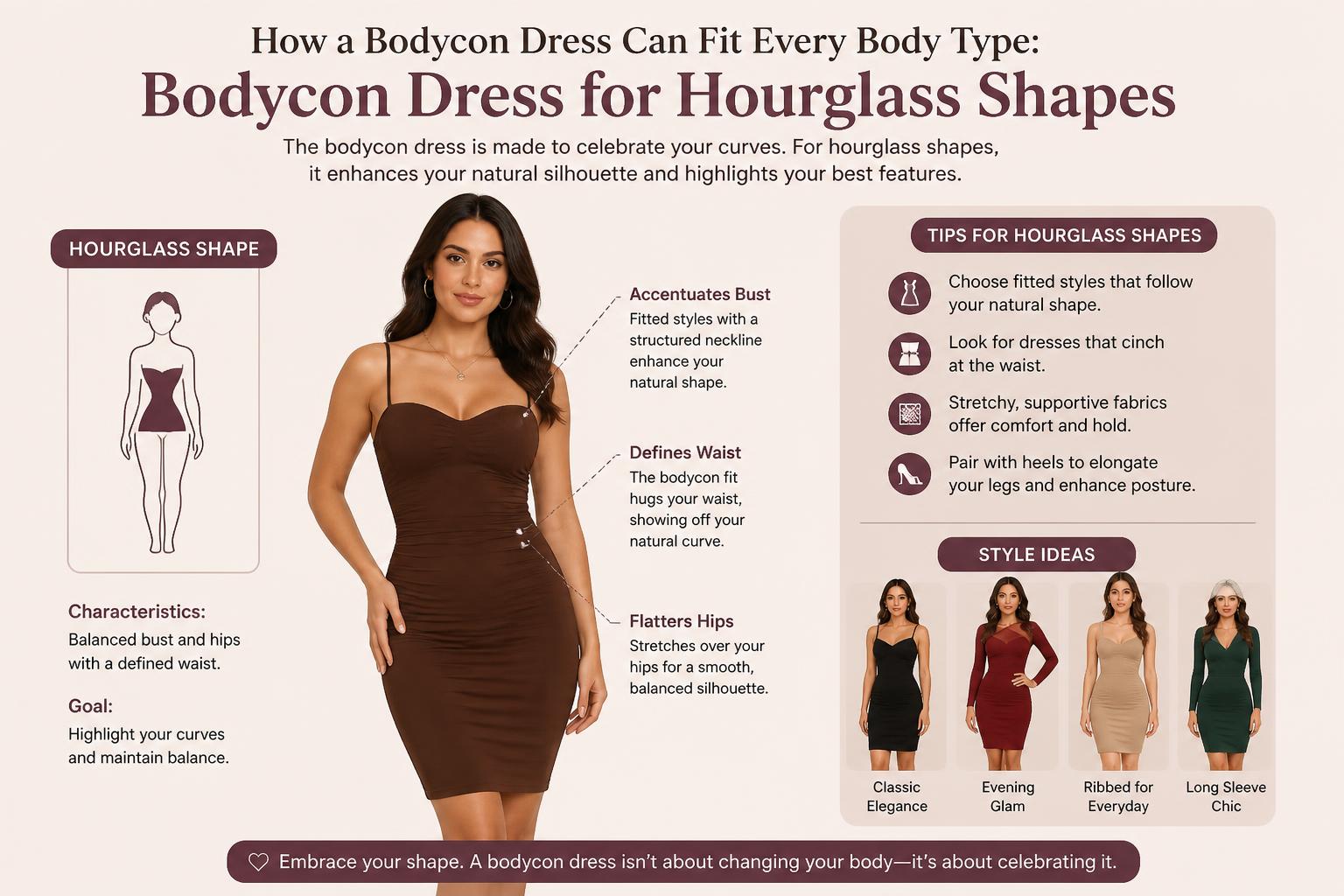 How a Bodycon Dress Can Fit Every Body Type Bodycon Dress for Hourglass Shapes