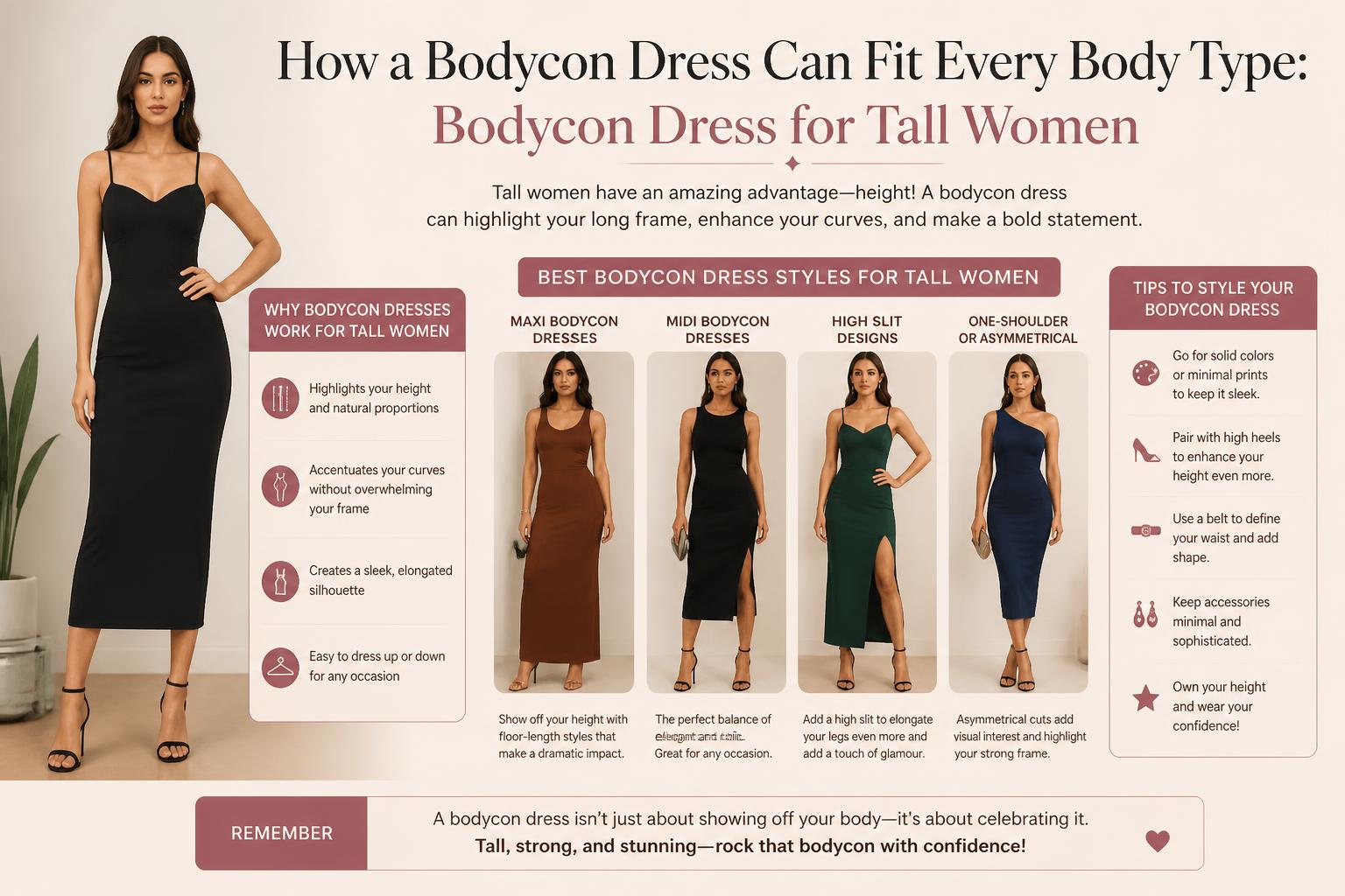 How a Bodycon Dress Can Fit Every Body Type Bodycon Dress for Tall Women