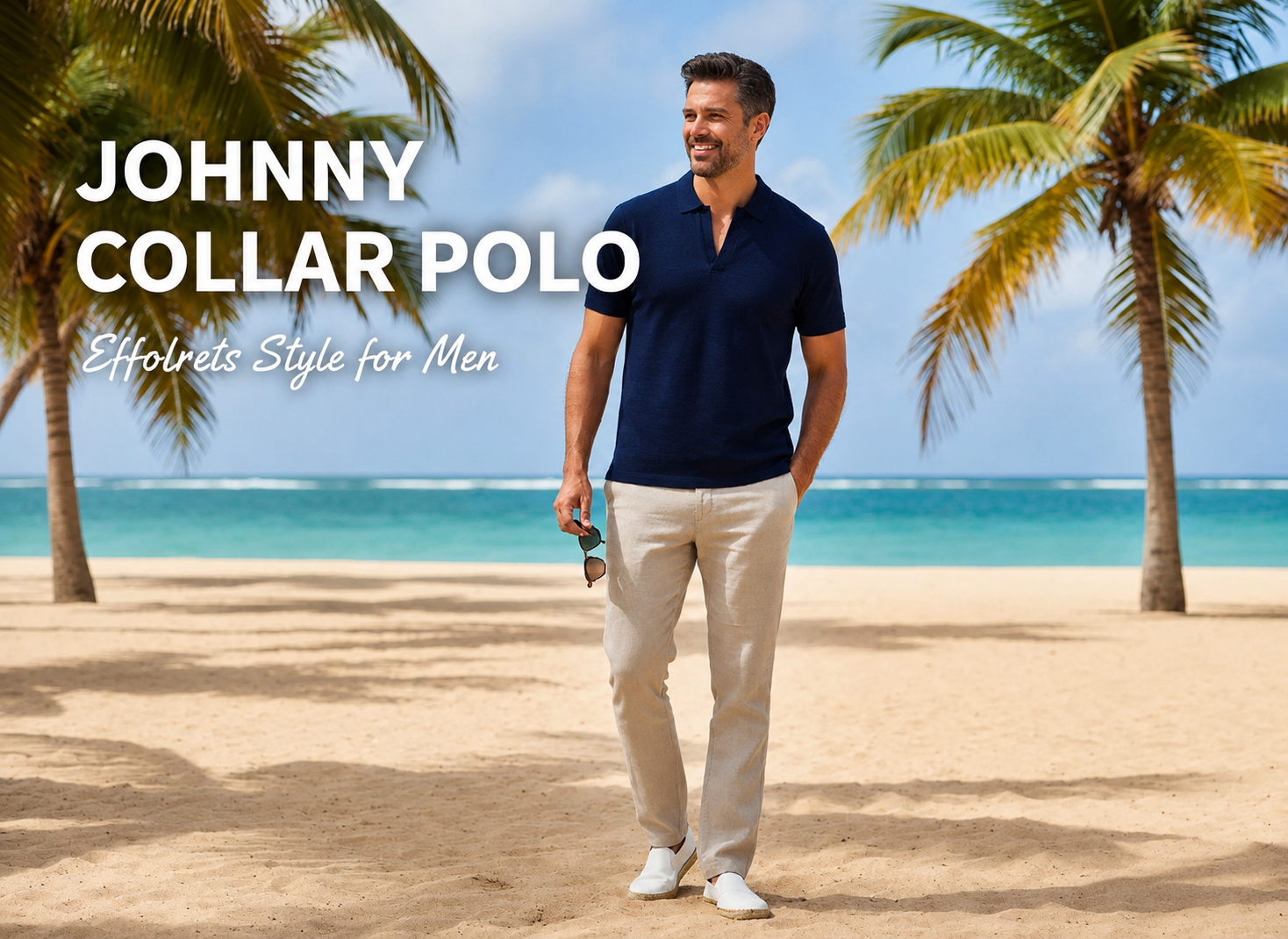 Johnny Collar Polo For men Banner 1