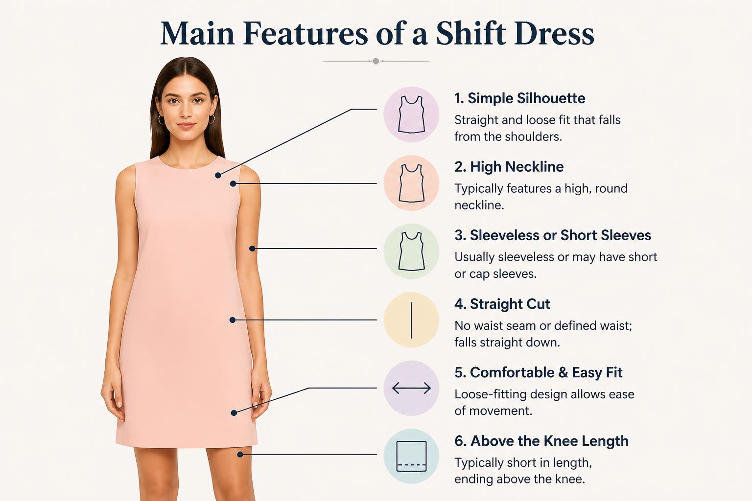 Main Features of a Shift Dress 1
