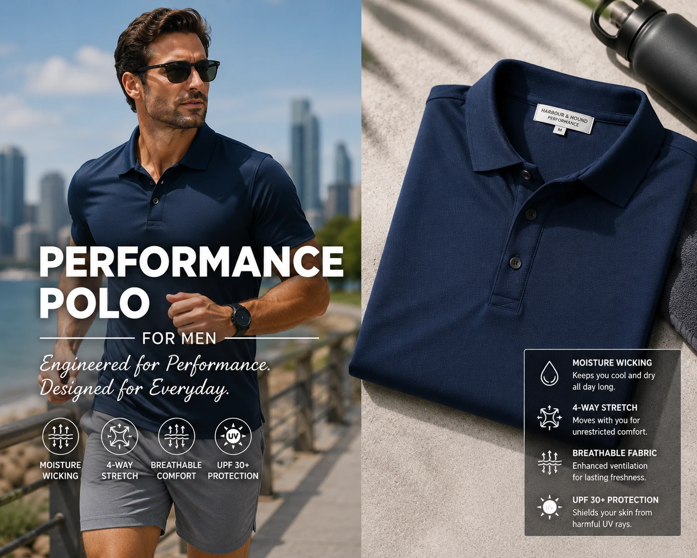 Performance Polo Shirt Banner