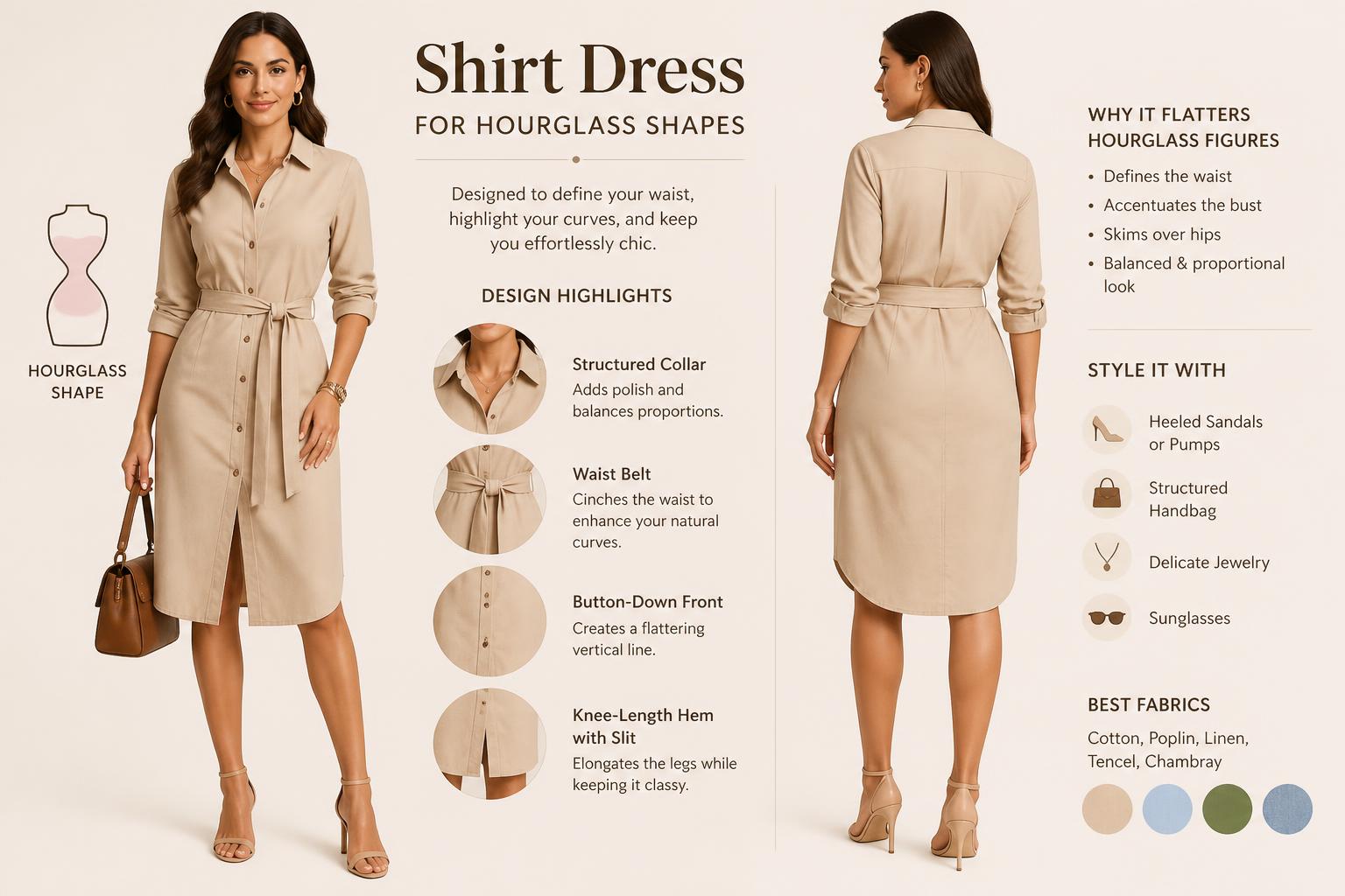 Shirt Dress for Hourglass Shapes