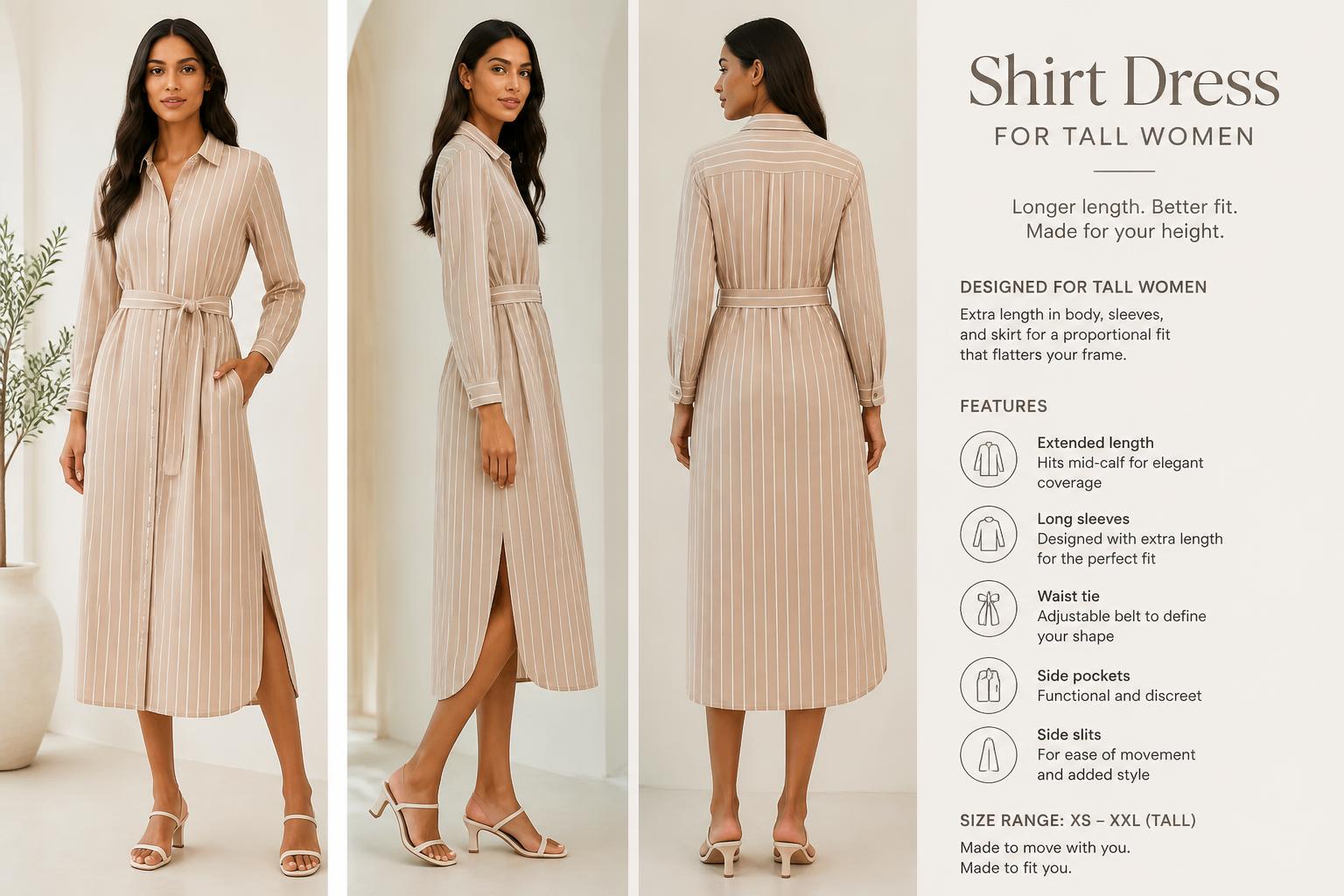 Shirt Dress for Tall Women