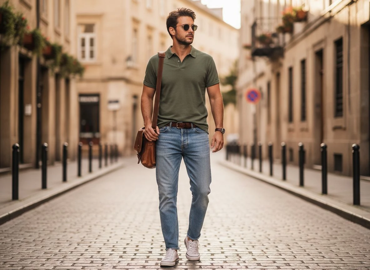 Style a Johnny Collar Polo no button polo Relaxed Everyday Style 2