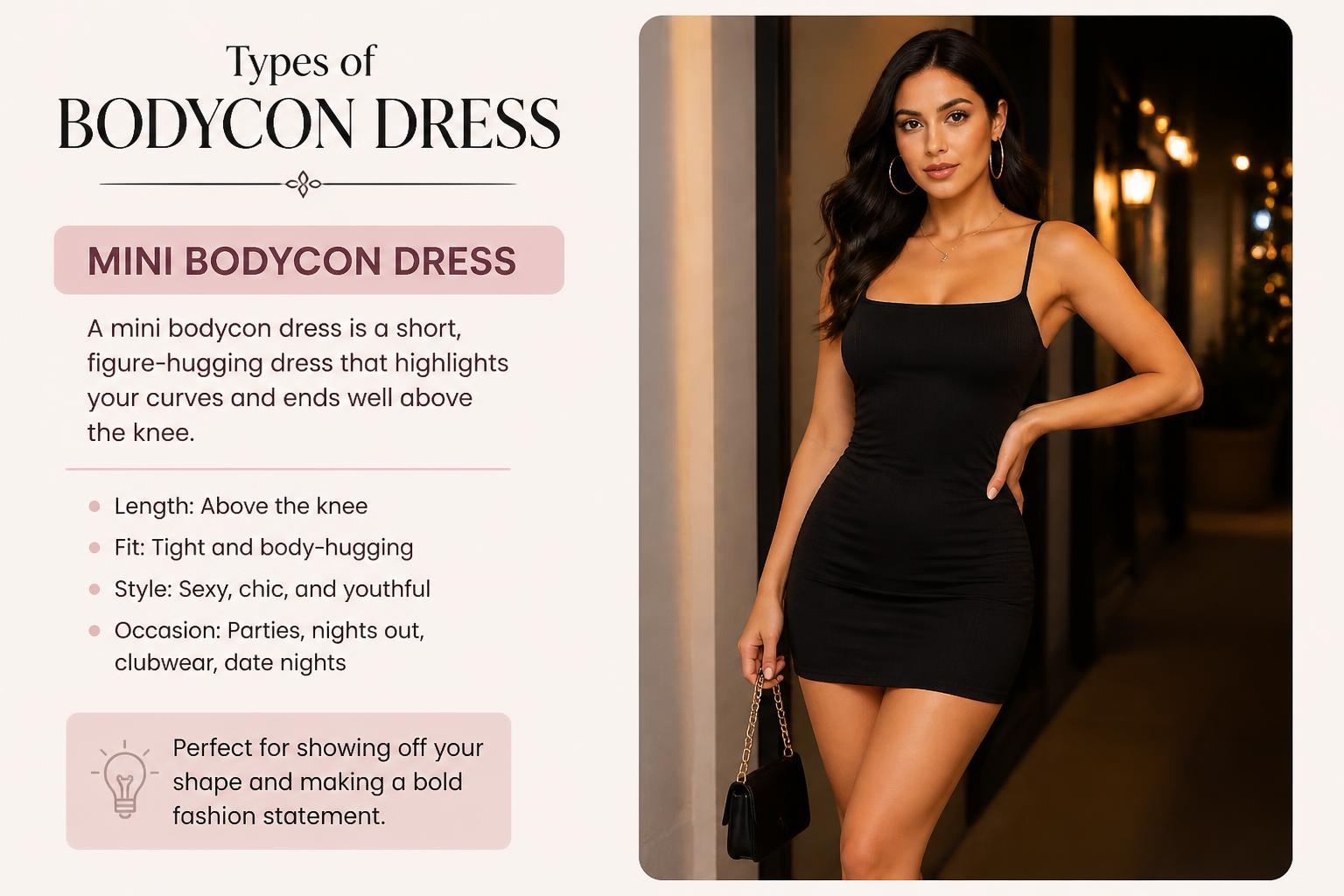 Types of Bodycon Dress Mini Bodycon Dress