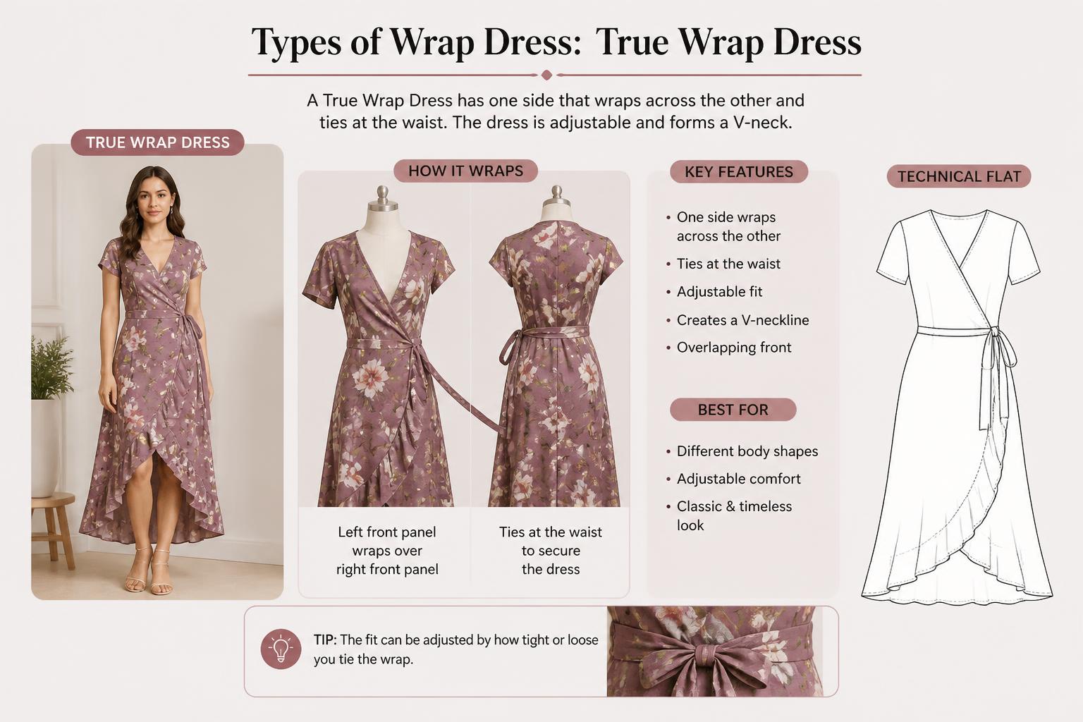 Types of Wrap Dress True Wrap Dress