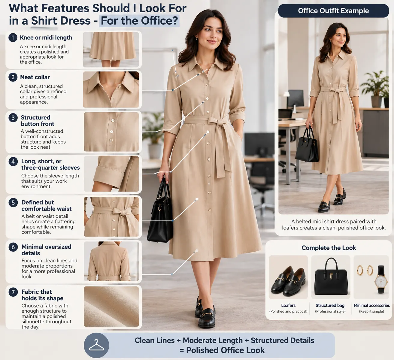 What Features Should I Look For in a Shirt Dress For Office