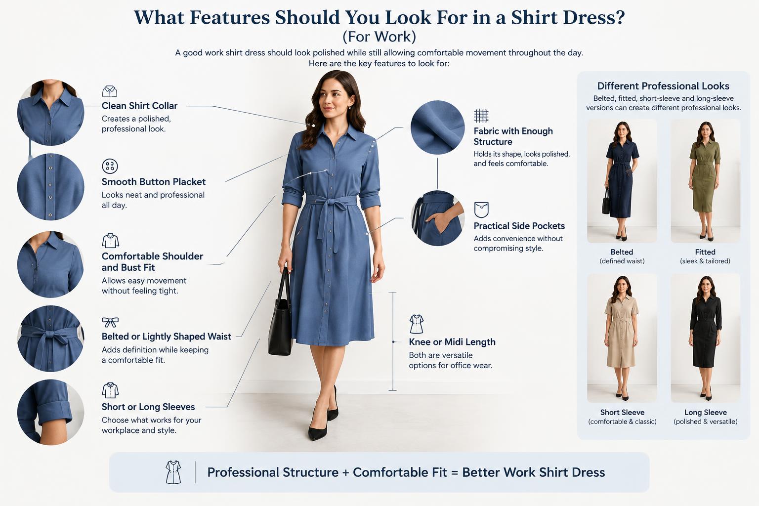 What Features Should I Look For in a Shirt Dress