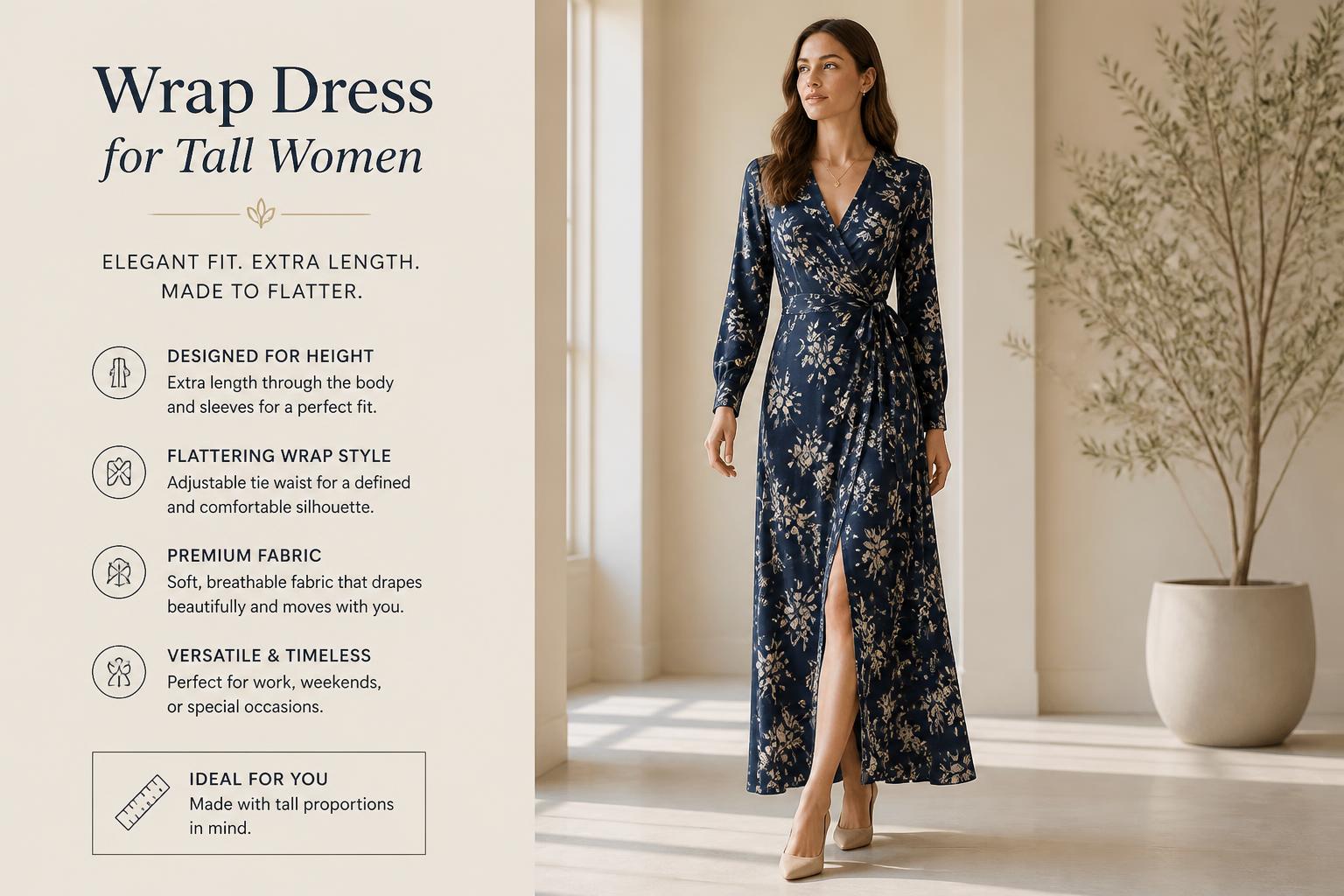 Wrap Dress for Tall Women