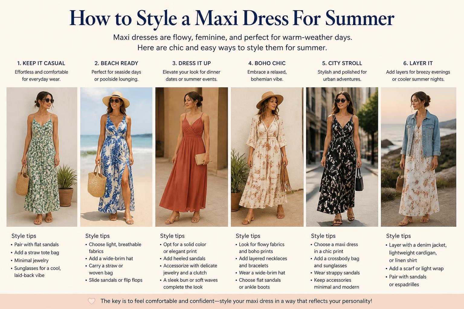 How to Style a Maxi Dress For Summer