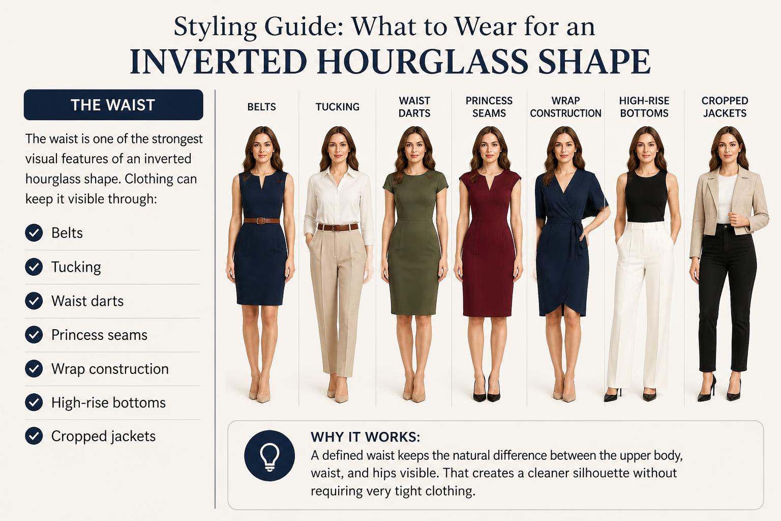 Styling Guide What to Wear for an Inverted Hourglass Shape