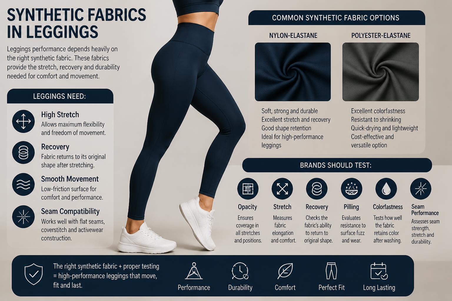 Synthetic Fabrics in Leggings