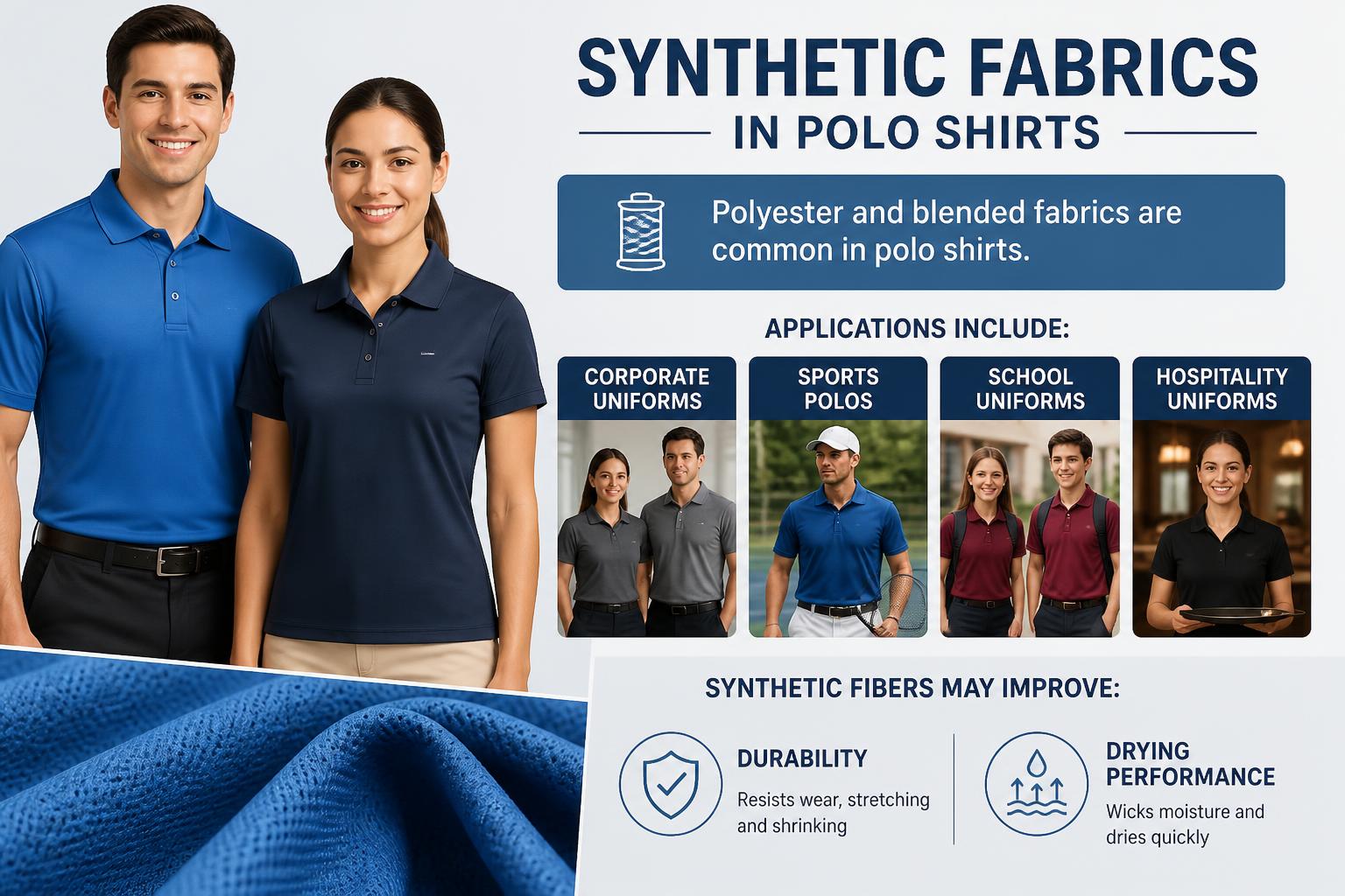 Synthetic Fabrics in Polo Shirts