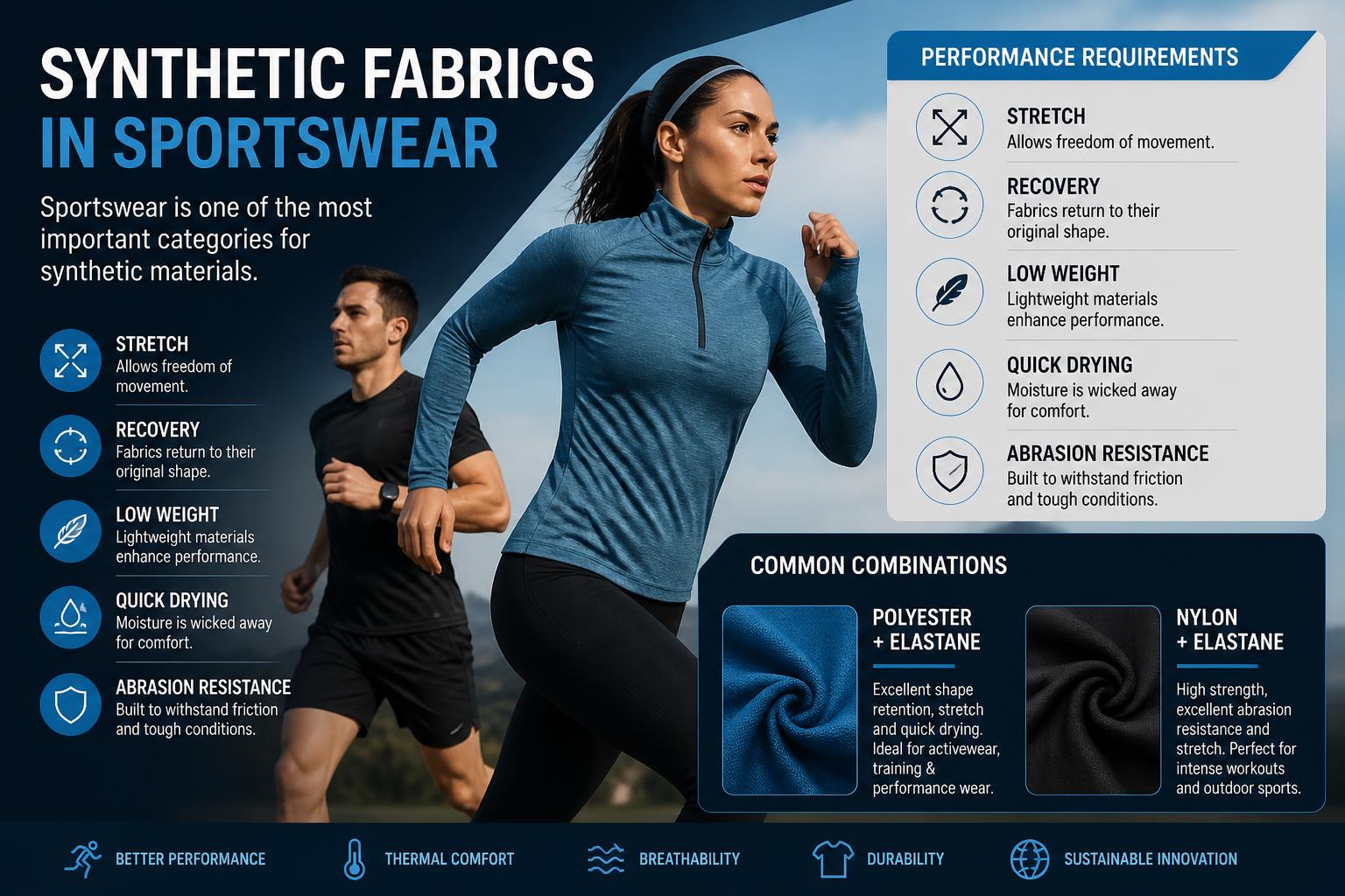 Synthetic Fabrics in Sportswear
