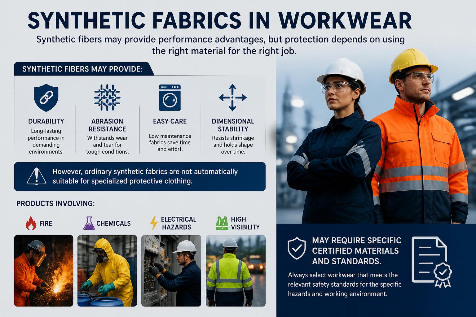 Synthetic Fabrics in Workwear