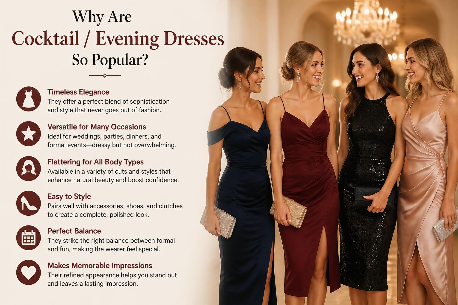 Why Are Cocktail Evening Dresses So Popular