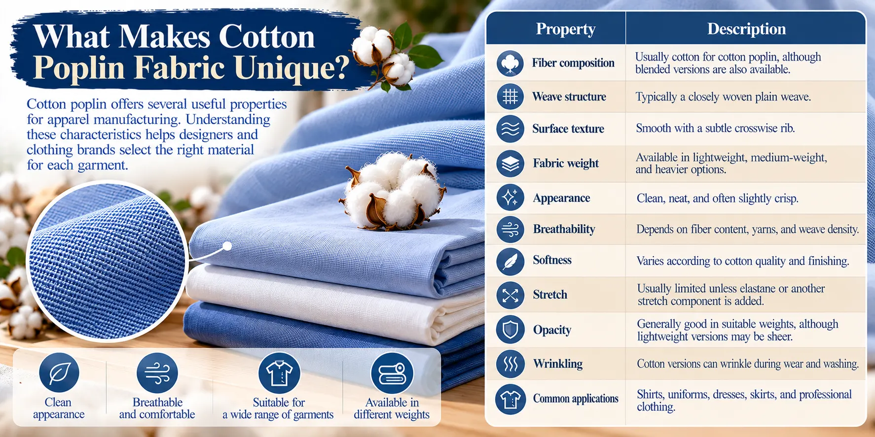 Cotton Poplin Fabric Essentials