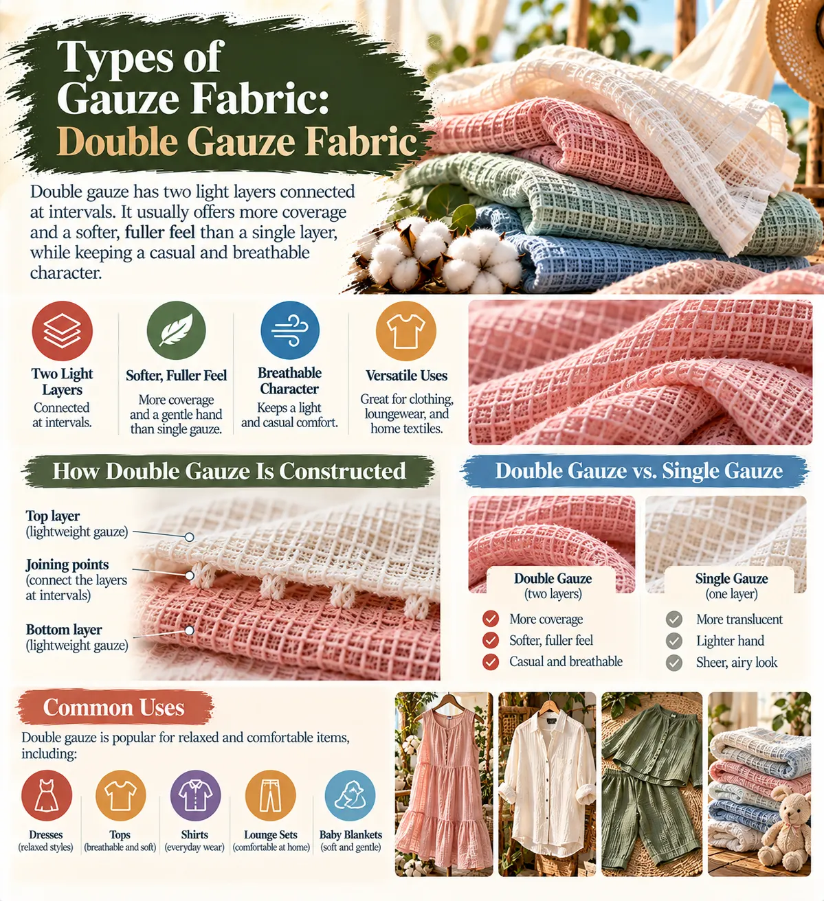 Double Gauze Fabric Guide 1
