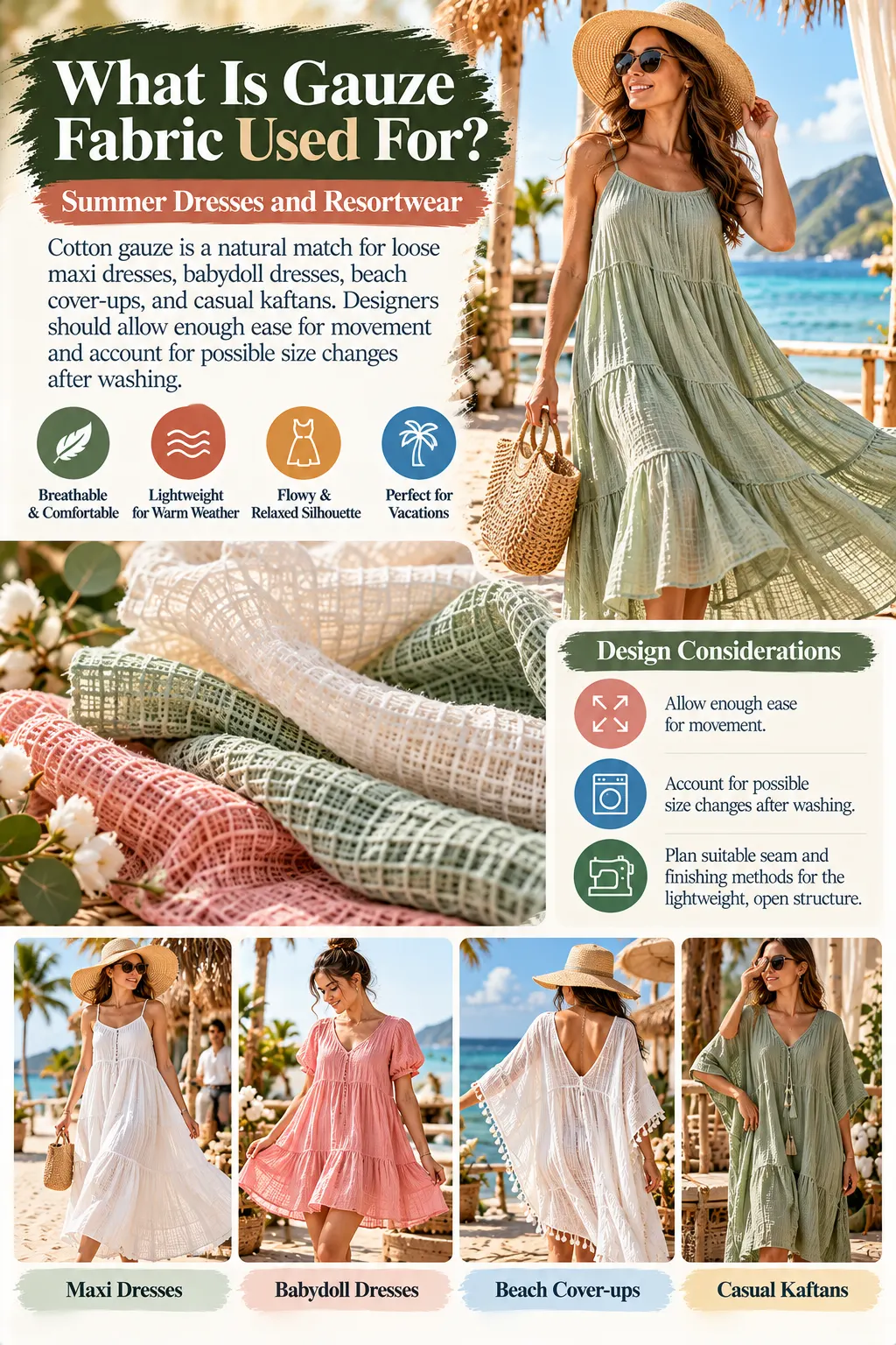 Gauze Fabric Summer Style Guide 2