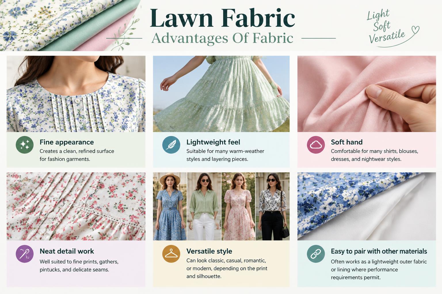 Lawn Fabric Advantages Of Fabric