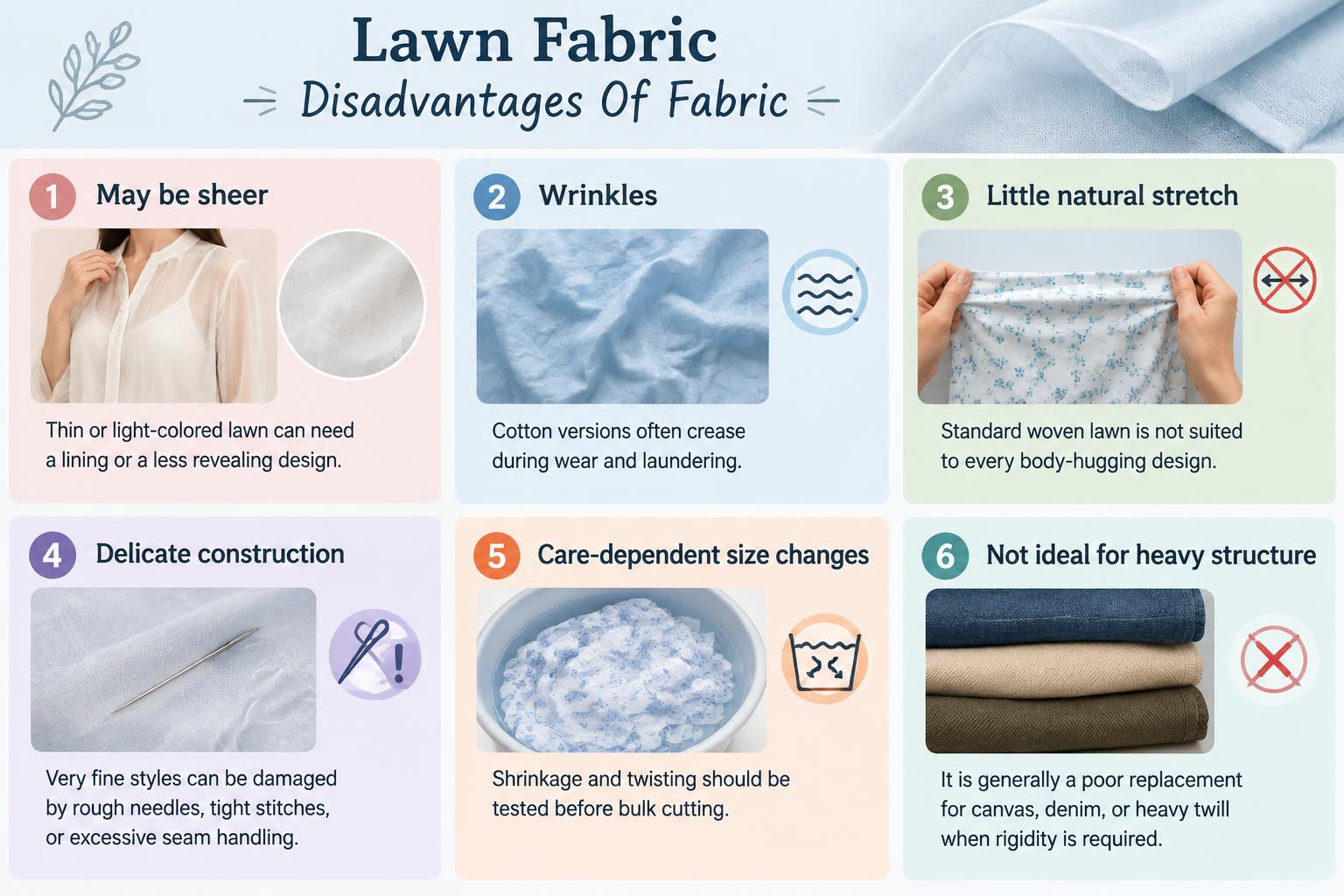 Lawn Fabric Disadvantages Of Fabric