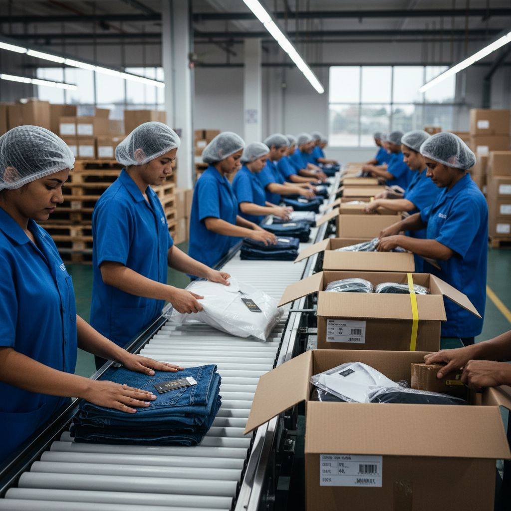 Packing cloth in garment industry 1