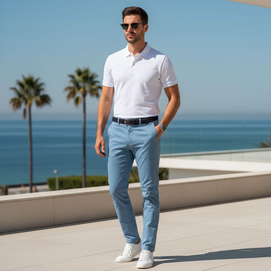 Polo T Shirt Outfits White – Clean and Premium 2